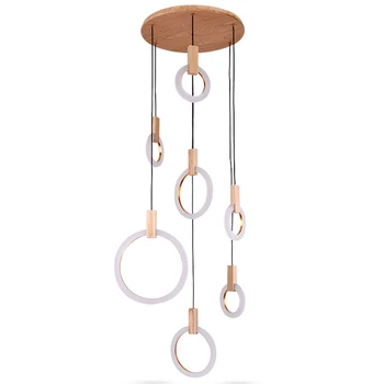 Modern Pendant Light Dining Room Lights Stair Lighting Fixture Wood Pendant Light Hanging Lamps for Staircase Pendant Lamp LED
Modern Pendant Light Dining Room Lights Stair Lighting Fixture Wood Pendant Light Hanging Lamps for Staircase Pendant Lamp LED