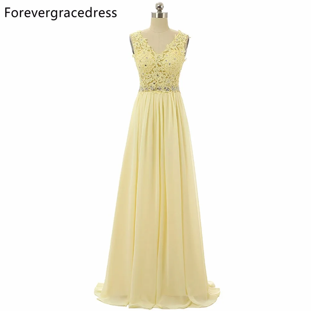 Forevergracedress Real Pics Lace Bridesmaid Dress V Neck Chiffon Long With Zipper Back Wedding Party Gown Plus Size Custom Made
Forevergracedress Real Pics Lace Bridesmaid Dress V Neck Chiffon Long With Zipper Back Wedding Party Gown Plus Size Custom Made