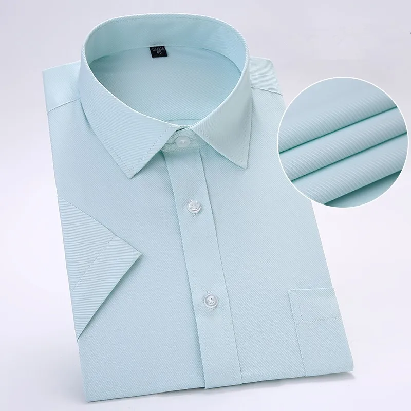 Plus Size 8XL 7XL 6XL 5XL 4XLSummer Men Shirts Short Sleeve Solid Dress Casual Shirts Green Slim Twill Work Social Male Blouse
Plus Size 8XL 7XL 6XL 5XL 4XLSummer Men Shirts Short Sleeve Solid Dress Casual Shirts Green Slim Twill Work Social Male Blouse