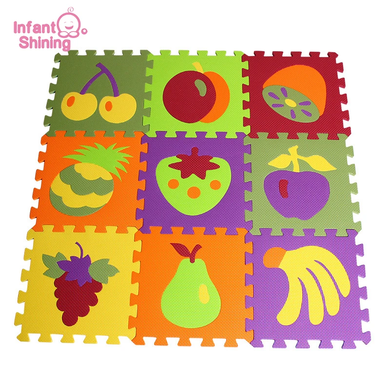 Infant Shining 9pc Tapete Infantil Play Mat Home Baby Room Puzzle 30*30cm Splicing 1cm Thickness Playmat for Infants Baby Carpet
Infant Shining 9pc Tapete Infantil Play Mat Home Baby Room Puzzle 30*30cm Splicing 1cm Thickness Playmat for Infants Baby Carpet