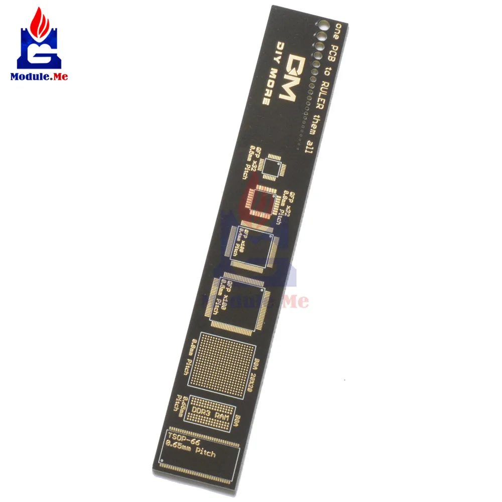 PCB Ruler v2 - 6" For Electronic Engineers For Geeks Makers For Arduino Fans PCB Reference Ruler PCB Packaging Units
PCB Ruler v2 - 6" For Electronic Engineers For Geeks Makers For Arduino Fans PCB Reference Ruler PCB Packaging Units