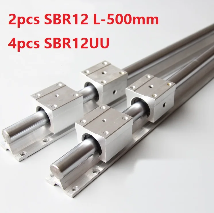 2 шт. SBR12 L-500mm рельсовая линейная направляющая + 4 шт. SBR12UU блоки линейных подшипников для ЧПУ
2 шт. SBR12 L-500mm рельсовая линейная направляющая + 4 шт. SBR12UU блоки линейных подшипников для ЧПУ