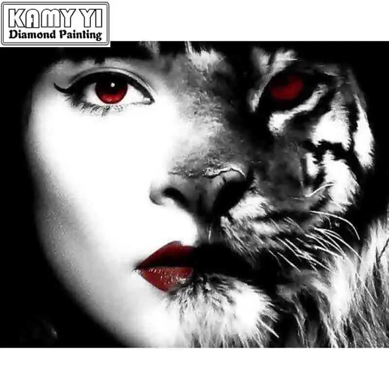 5D Diy diamond painting cross stitch "Half people half beast" Full Round Diamond embroidery Needlework Rhinestone Mosaic Crafts
5D Diy diamond painting cross stitch "Half people half beast" Full Round Diamond embroidery Needlework Rhinestone Mosaic Crafts