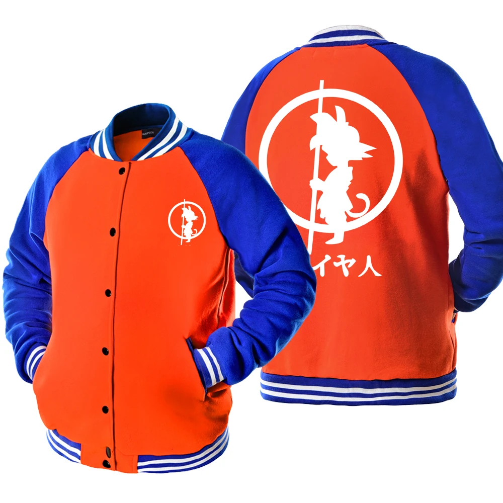 New Arrival Men Bomber Jacket DRAGON BALL Anime Baseball uniform Men's Coats Casual Fashion Spring Autumn Outerwear Male
New Arrival Men Bomber Jacket DRAGON BALL Anime Baseball uniform Men's Coats Casual Fashion Spring Autumn Outerwear Male