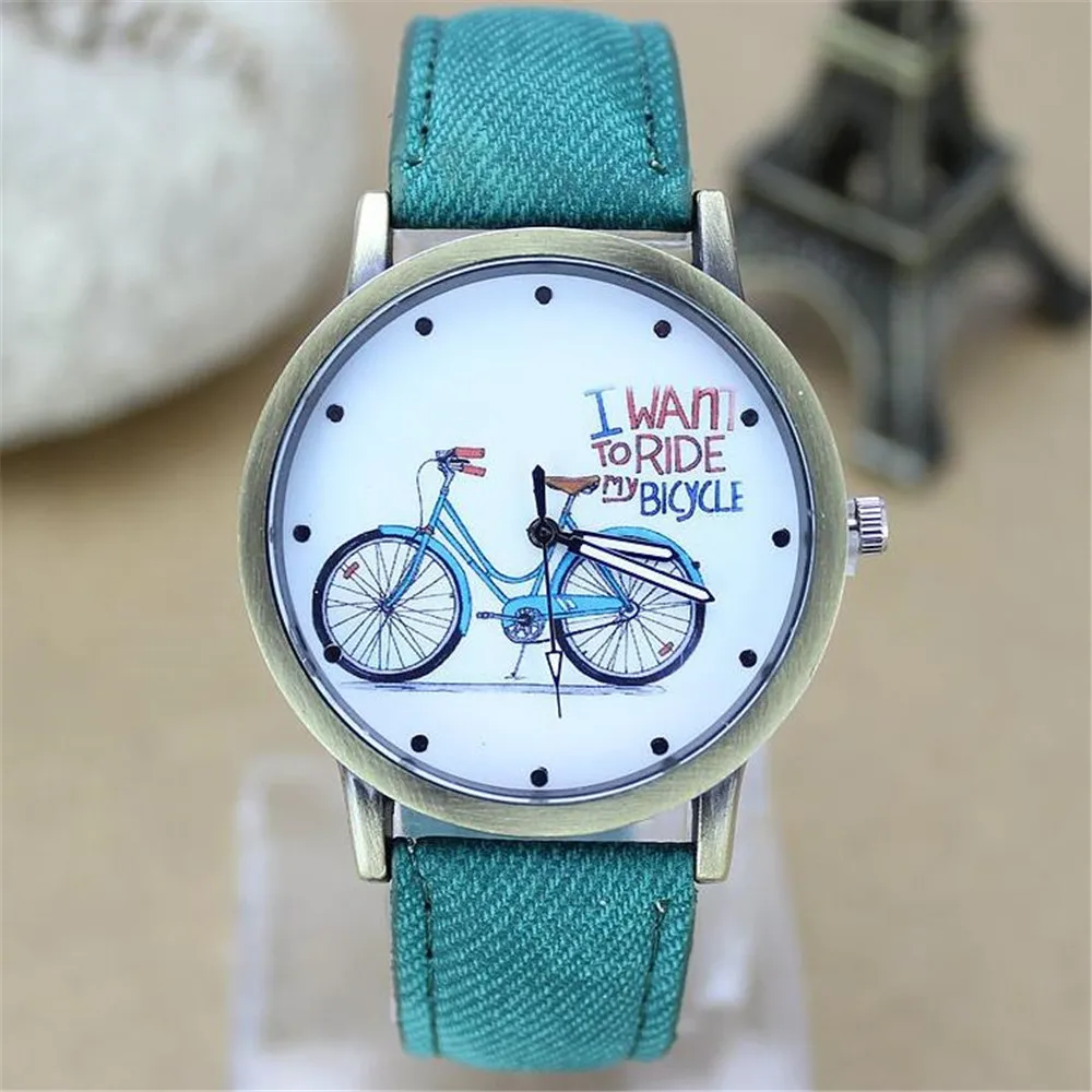 2019 Recreational Simple Jeans with Watches, Bicycle Pattern Watches, Men and Women Quartz Watches, Student Watches
2019 Recreational Simple Jeans with Watches, Bicycle Pattern Watches, Men and Women Quartz Watches, Student Watches