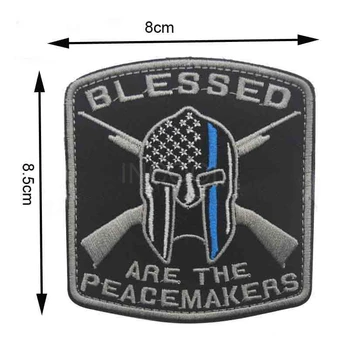 Blessed Are the Peacemakers Embroidery Patch Military US Army Patch Tactical Emblem Badges Appliques Embroidered Patches
Blessed Are the Peacemakers Embroidery Patch Military US Army Patch Tactical Emblem Badges Appliques Embroidered Patches