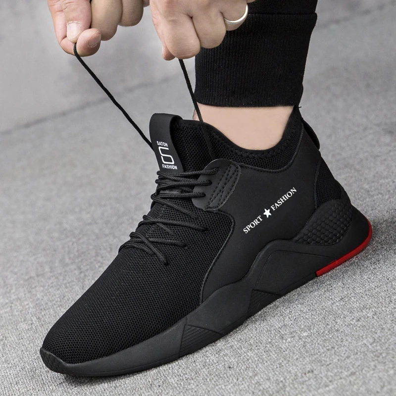 Light Running Shoes For Men Summer Sneakers Breathable Mesh Outdoor Sport Shoes Man Black Upper Trainers Lace Up Male Shoes
Light Running Shoes For Men Summer Sneakers Breathable Mesh Outdoor Sport Shoes Man Black Upper Trainers Lace Up Male Shoes