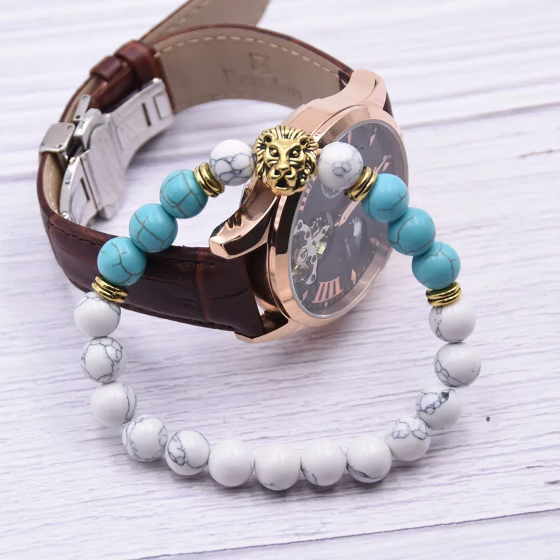 Fashion Jewelry Gold Buddha Leo Lion Head Bracelet Black Lava Stone Beaded Bracelets Pulseras Hombre For Men Women
Fashion Jewelry Gold Buddha Leo Lion Head Bracelet Black Lava Stone Beaded Bracelets Pulseras Hombre For Men Women