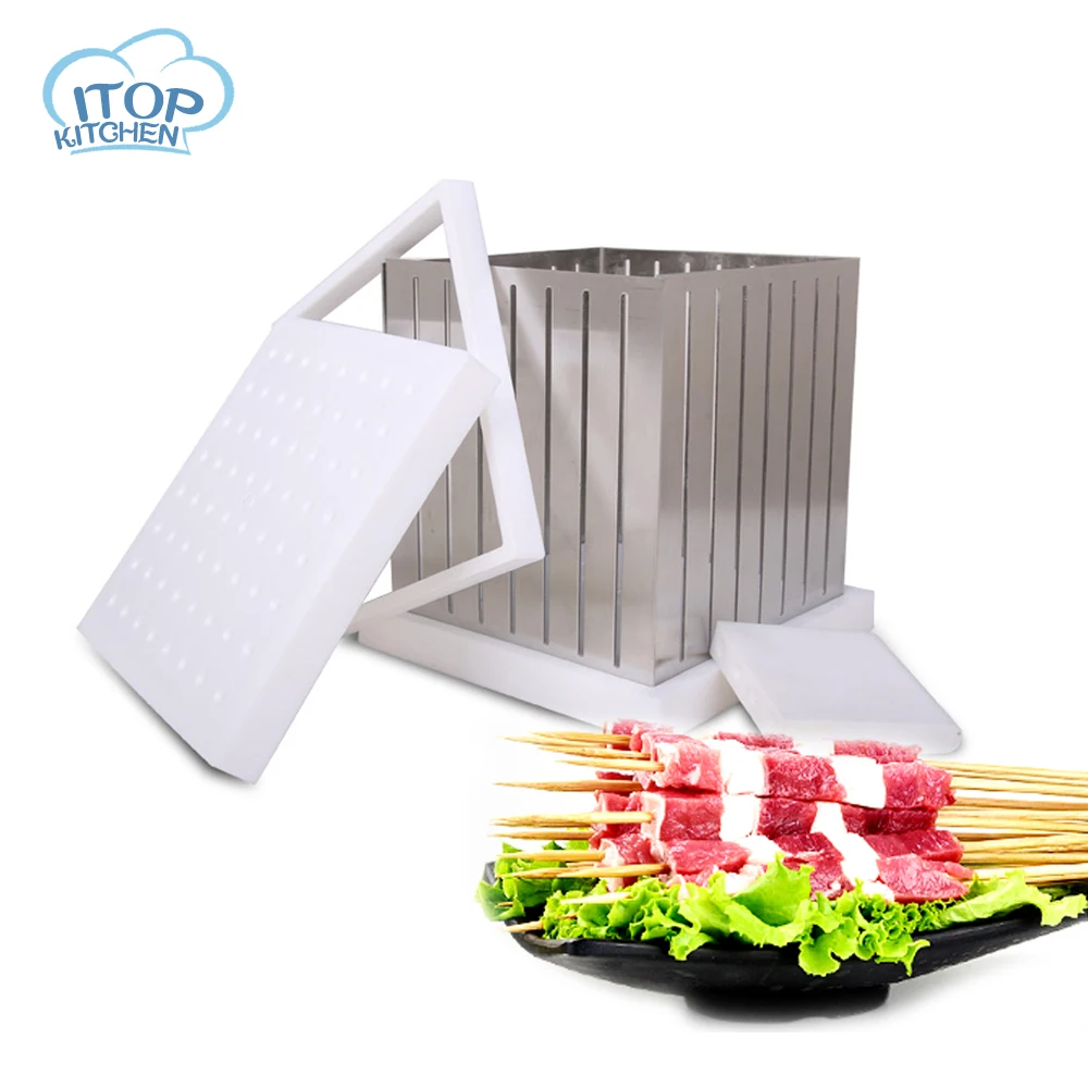 ITOP MB-1 Kebab Maker Box 64 Holes Easy Barbecue Meat Brochettes Skewer Machine Bbq Grill Accessories Tools Set
ITOP MB-1 Kebab Maker Box 64 Holes Easy Barbecue Meat Brochettes Skewer Machine Bbq Grill Accessories Tools Set