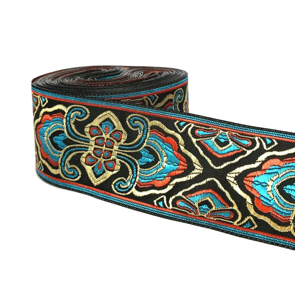 ZERZEEMOOY 2" 5CM OR 3.3CM 10 YARD Woven Jacquard Ribbon Trims Geometric Totem Pattern For Curtain And Clothing Accessory
ZERZEEMOOY 2" 5CM OR 3.3CM 10 YARD Woven Jacquard Ribbon Trims Geometric Totem Pattern For Curtain And Clothing Accessory
