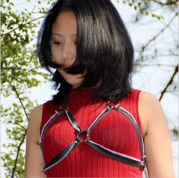 adult zentai black fetish sexy genuine leather lingerie exothic apparel cage bra fashion Bikini body chain harness cage bra 
adult zentai black fetish sexy genuine leather lingerie exothic apparel cage bra fashion Bikini body chain harness cage bra