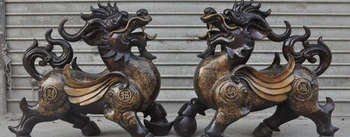 china bronze fengshui plutus beast pixiu Brave troops Unicorn wealth statue pair
china bronze fengshui plutus beast pixiu Brave troops Unicorn wealth statue pair