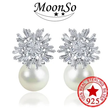 Original solid Silver Necklaces & Pendants Women jewelry Real Sterling Silver Simulated CZ Pearl Earring LE1717S
Original solid Silver Necklaces & Pendants Women jewelry Real Sterling Silver Simulated CZ Pearl Earring LE1717S