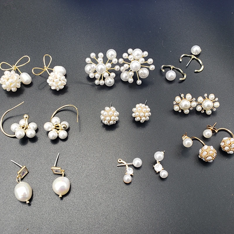 AOMU Korea Fashion Irregular Pearl Ball Flower Arc Geometric Round Circle Crystal Metal Gold Stud Earrings for Women Party Gifts
AOMU Korea Fashion Irregular Pearl Ball Flower Arc Geometric Round Circle Crystal Metal Gold Stud Earrings for Women Party Gifts