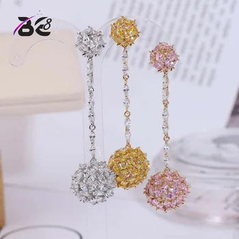 Be 8 Korean Version AAA Cubic Zirconia Stone Drop Earring,Ball Design Long Dangle Earring Women Wedding Party Jewelry E699
Be 8 Korean Version AAA Cubic Zirconia Stone Drop Earring,Ball Design Long Dangle Earring Women Wedding Party Jewelry E699