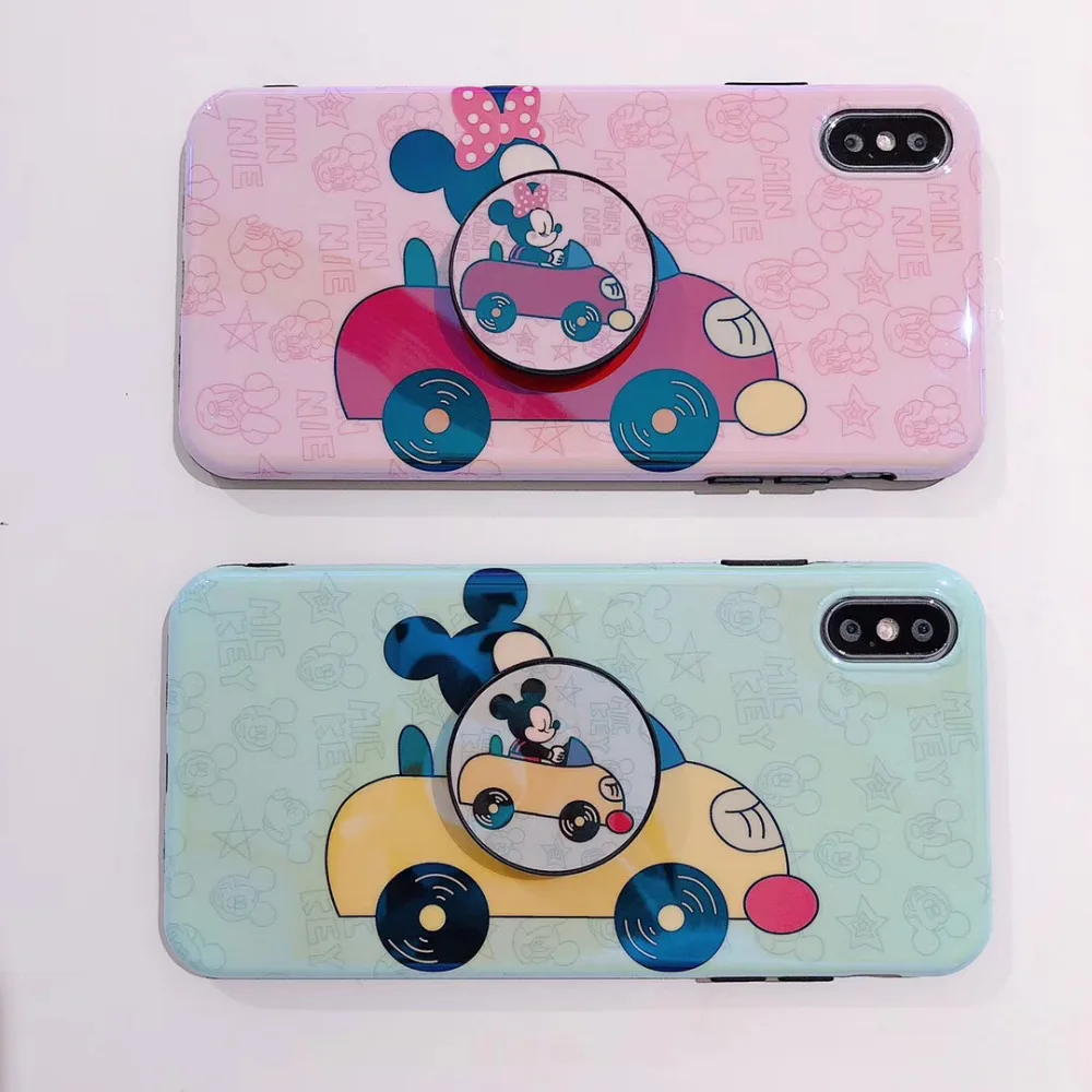 maosenguoji Blu-ray bracket cute cartoon car mickey Minnie funny Mobile Phone Case for iphone 6 6s 7 8 plus X 10 XR XS MAX cover
maosenguoji Blu-ray bracket cute cartoon car mickey Minnie funny Mobile Phone Case for iphone 6 6s 7 8 plus X 10 XR XS MAX cover