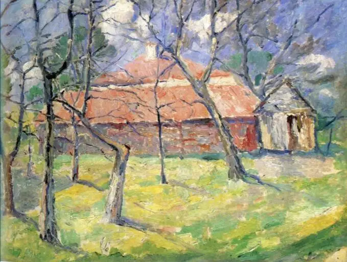 High quality Oil painting Canvas Reproductions Landscape near Kiev (1930) By Kazimir Malevich hand painted
High quality Oil painting Canvas Reproductions Landscape near Kiev (1930) By Kazimir Malevich hand painted