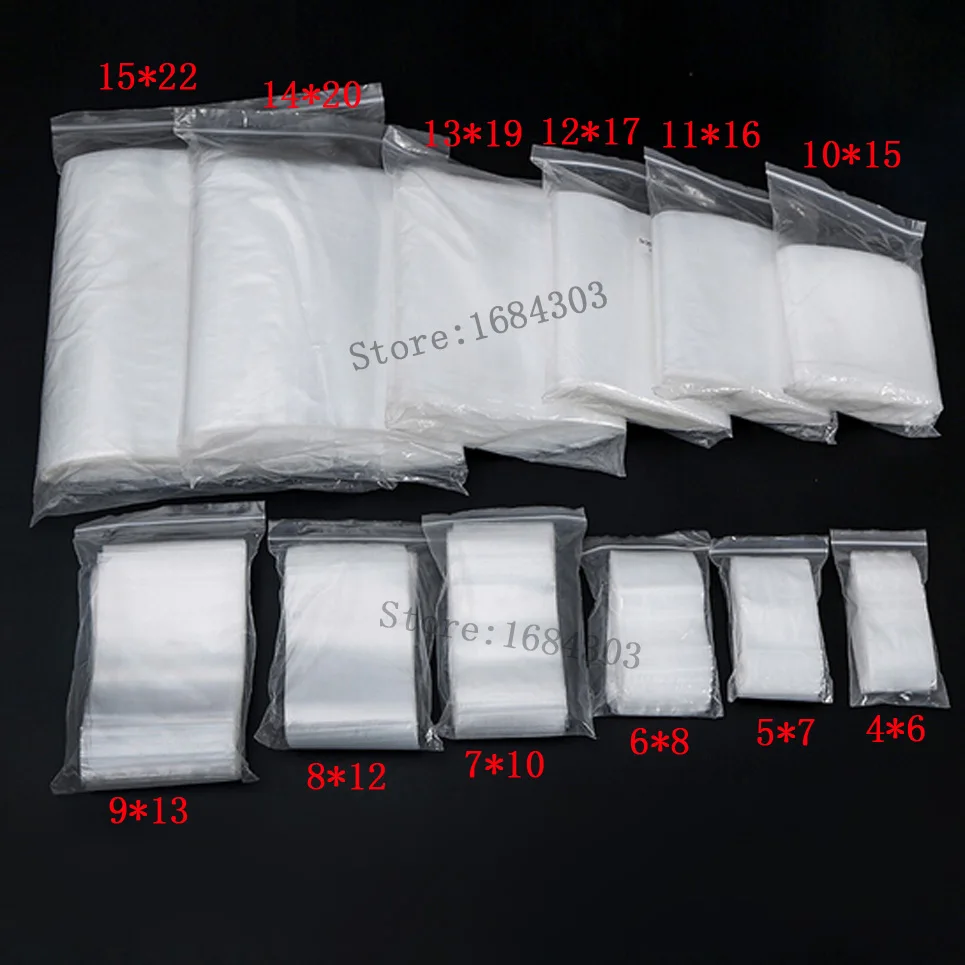 100pcs/pack Jewelry Ziplock Zip Zipped Lock Reclosable Plastic Poly Clear Storage Bags Thickness 0.12mm
100pcs/pack Jewelry Ziplock Zip Zipped Lock Reclosable Plastic Poly Clear Storage Bags Thickness 0.12mm