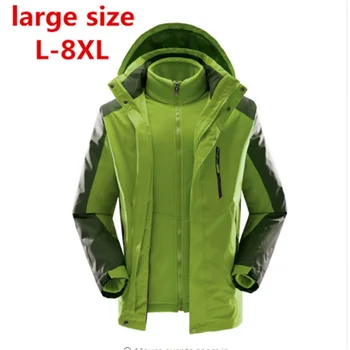 2017 Top Quality Large Size 8XL 7XL Waterproof Windproof Outwear Jacket Professional Warm 2 in one Winter Jacket Men Parkas Size
2017 Top Quality Large Size 8XL 7XL Waterproof Windproof Outwear Jacket Professional Warm 2 in one Winter Jacket Men Parkas Size