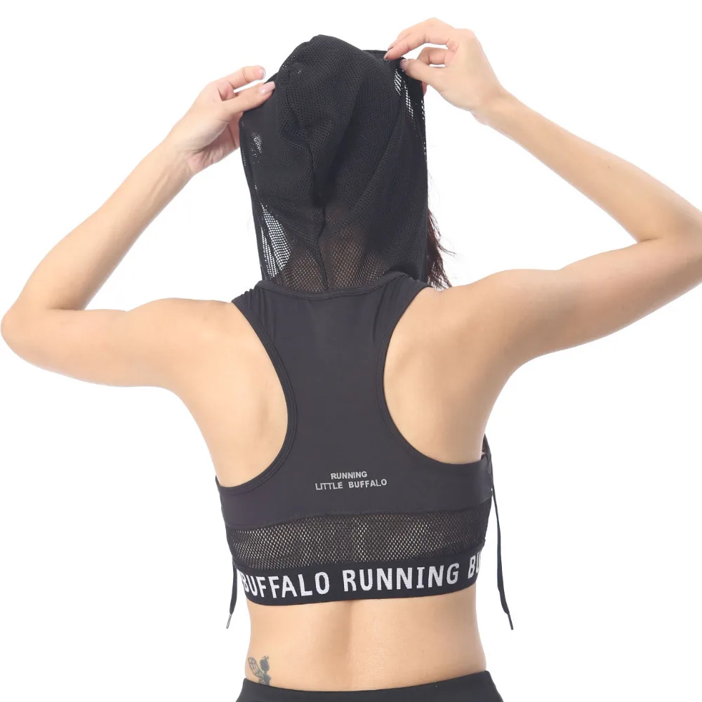 Womens Fitness Yoga Sports Bra Gym Running Hooded Tank Top Athletic Vest Underwear Pro Shockproof Strappy Push Up Sport Bra Top
Womens Fitness Yoga Sports Bra Gym Running Hooded Tank Top Athletic Vest Underwear Pro Shockproof Strappy Push Up Sport Bra Top