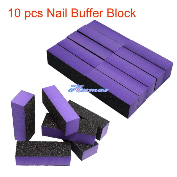 10 PCS 3-Way Purple Black Buffer Buffing Sanding Block Files Grit Nail Art Tool
10 PCS 3-Way Purple Black Buffer Buffing Sanding Block Files Grit Nail Art Tool