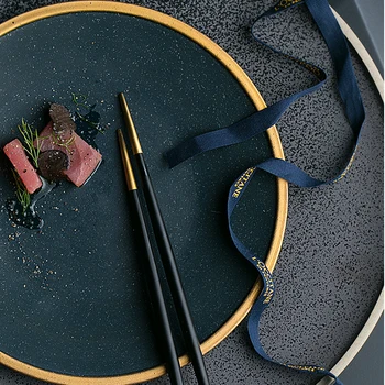 Nordic ceramic steak plate breakfast plate flat dessert plate creative household
Nordic ceramic steak plate breakfast plate flat dessert plate creative household