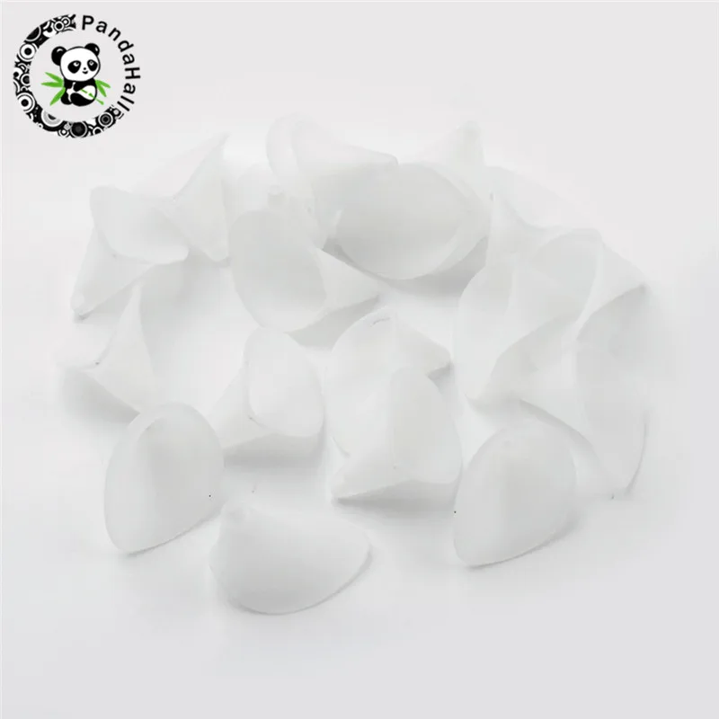 20pcs Frosted Acrylic Calla Lily Flower Beads For Wide Necklace Earrings Bracelets DIY Jewelry 25x15x19.5mm
20pcs Frosted Acrylic Calla Lily Flower Beads For Wide Necklace Earrings Bracelets DIY Jewelry 25x15x19.5mm