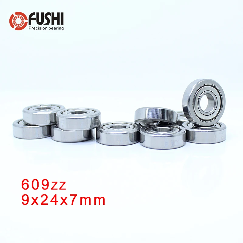 609ZZ Bearing 9x24x7 mm ( 10 PCS ) ABEC-5 Miniature 609 ZZ Ball Bearings 609 609 2Z Bearing
609ZZ Bearing 9x24x7 mm ( 10 PCS ) ABEC-5 Miniature 609 ZZ Ball Bearings 609 609 2Z Bearing