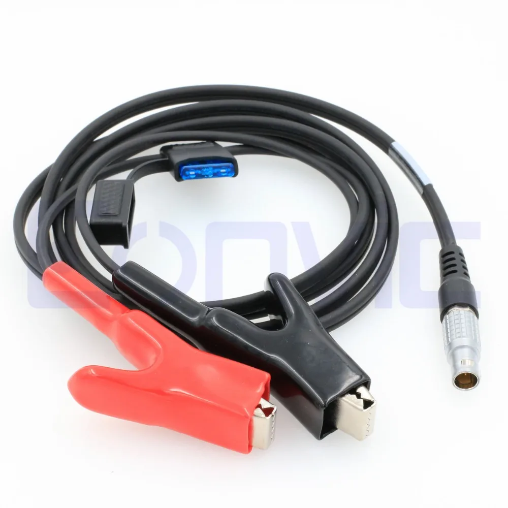 SR-530 GPS Surveying Power Cable 565855, Male 5 Pin to Alligator Clips for Leica
SR-530 GPS Surveying Power Cable 565855, Male 5 Pin to Alligator Clips for Leica