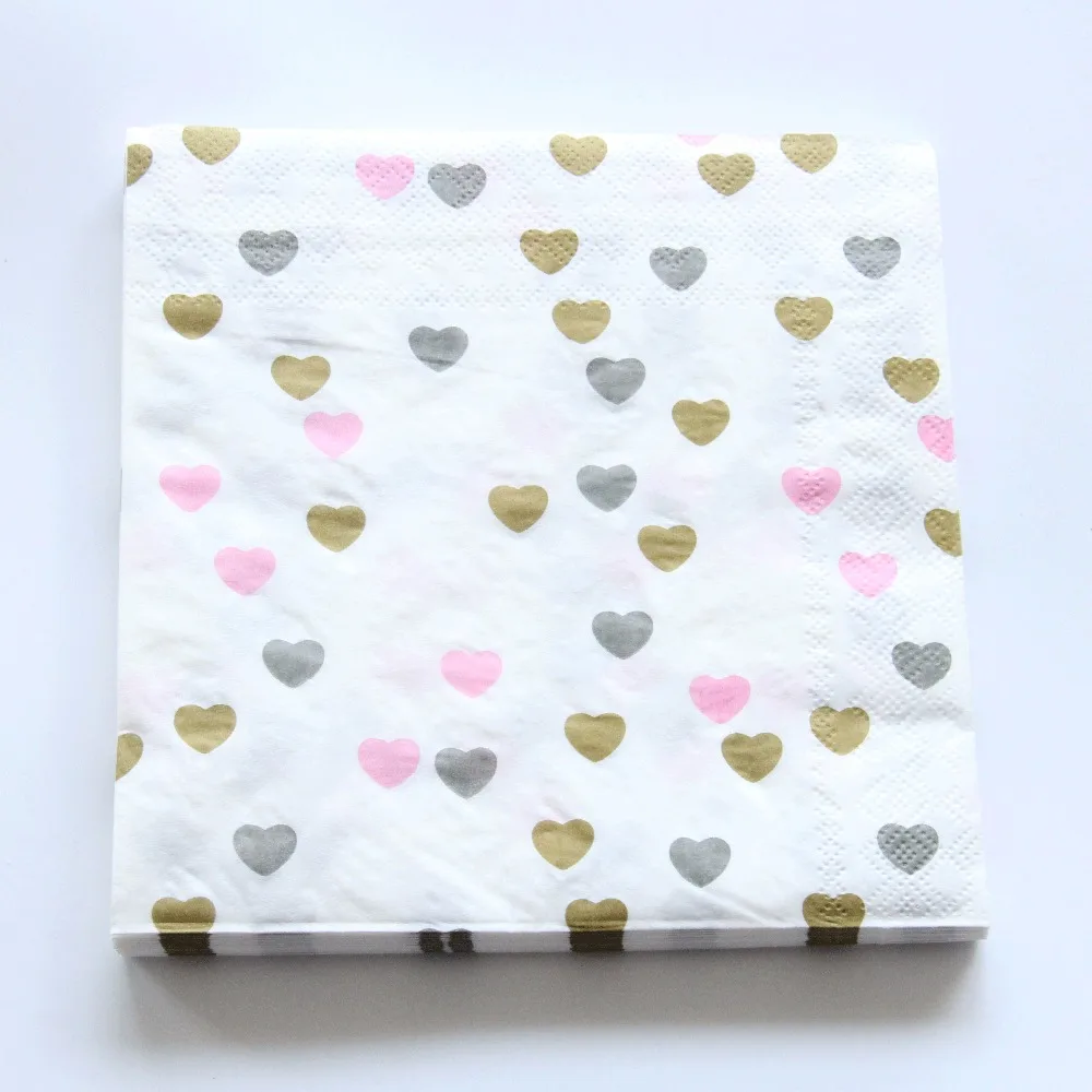 20 pcs/lot Wedding Party LOVE Heart Paper Napkins Event & Party Tissue Napkins Decoration Serviettes
20 pcs/lot Wedding Party LOVE Heart Paper Napkins Event & Party Tissue Napkins Decoration Serviettes