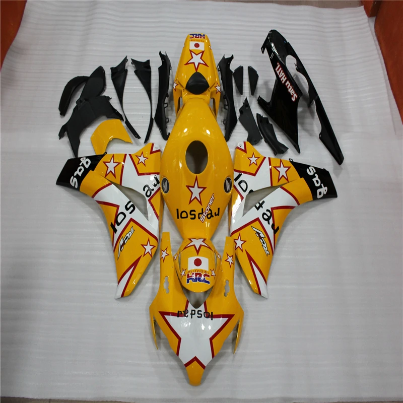 Injection Mold Motorcycle Cowling ABS Plastic Fairing Kit For Honda CBR1000RR 08 11 CBR 1000 RR 2009 2010 Bodywork Yellow
Injection Mold Motorcycle Cowling ABS Plastic Fairing Kit For Honda CBR1000RR 08 11 CBR 1000 RR 2009 2010 Bodywork Yellow