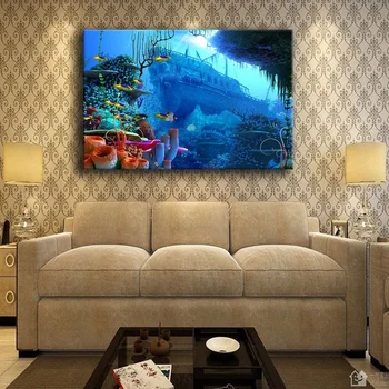 Canvas Prints Poster Living Room Wall Art 1 Piece Depth Ocean Sea Underwater Worl Coral Fish Painting Modern Pictures Home Decor
Canvas Prints Poster Living Room Wall Art 1 Piece Depth Ocean Sea Underwater Worl Coral Fish Painting Modern Pictures Home Decor