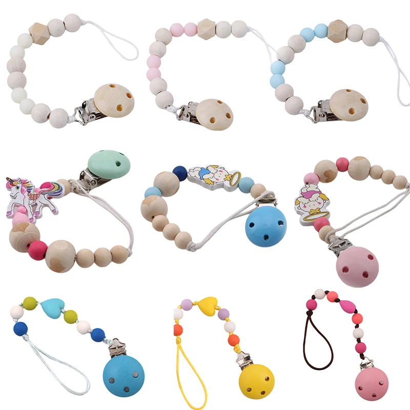 Baby Pacifier Clip Chain Wooden Holder Chupetas Soother Pacifier Clips Leash Strap Nipple Holder For Infant Feeding
Baby Pacifier Clip Chain Wooden Holder Chupetas Soother Pacifier Clips Leash Strap Nipple Holder For Infant Feeding
