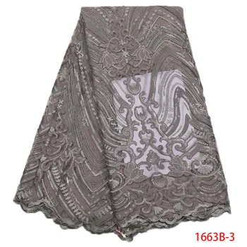 African French Lace Fabric High Quality Gray Tulle Lace With Beads Mesh Nigeria Embroidery Party Dress GD1663B-3
African French Lace Fabric High Quality Gray Tulle Lace With Beads Mesh Nigeria Embroidery Party Dress GD1663B-3
