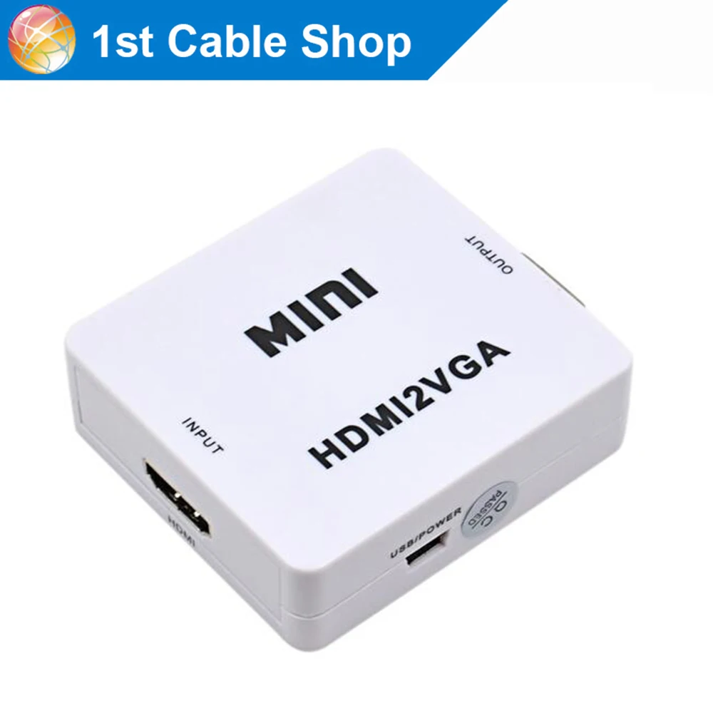 Active HDMI to VGA audio converter adapter cable for PS4 Laptop PC DVD STB HDMI in VGA out
Active HDMI to VGA audio converter adapter cable for PS4 Laptop PC DVD STB HDMI in VGA out