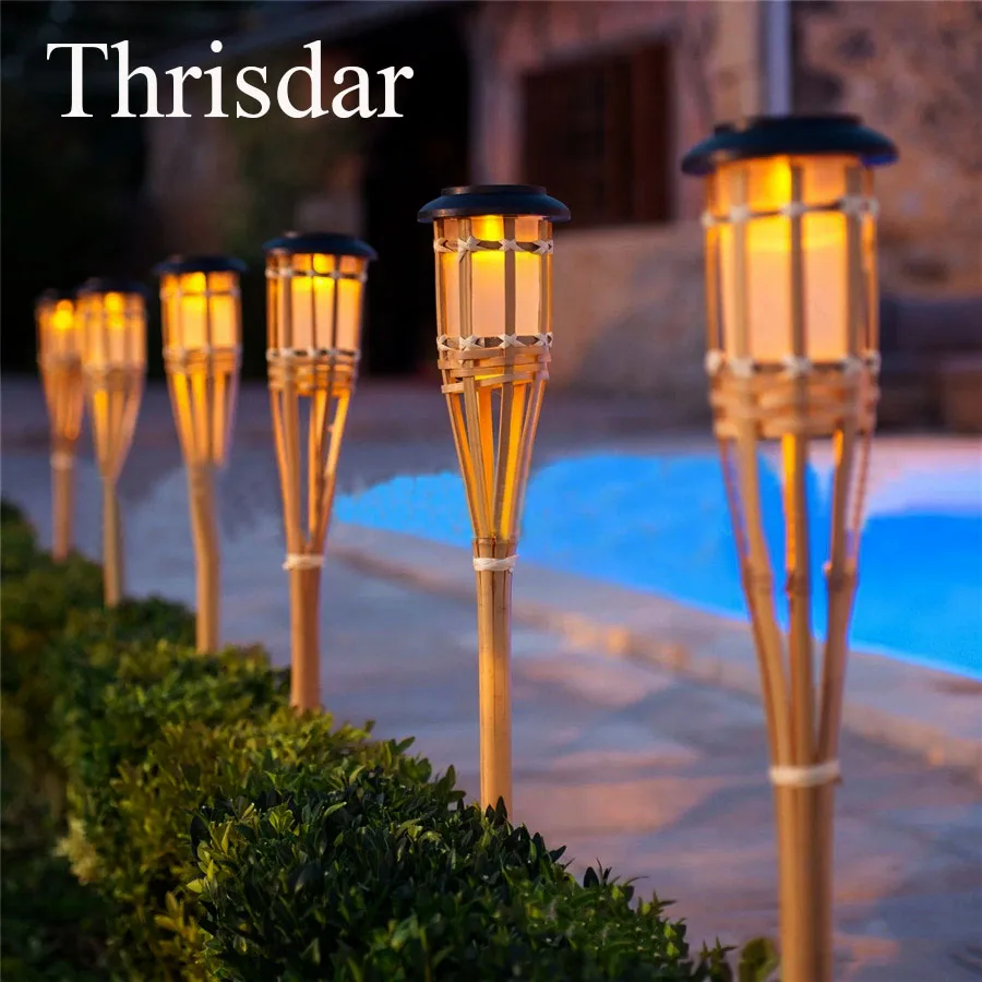 Thrisdar 10PCS Solar Panel LED Spike Spot light Handmade Solar Bamboo Torch Light Outdoor Landscape Yard Path Garden Lawn Lamps
Thrisdar 10PCS Solar Panel LED Spike Spot light Handmade Solar Bamboo Torch Light Outdoor Landscape Yard Path Garden Lawn Lamps