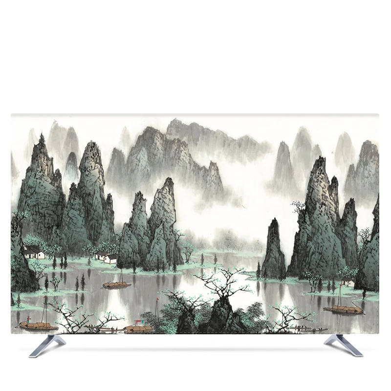 19 " - 80" 22 дюймов 75 декоративная крышка для экрана LCD TV PC пейзаж водопад горы