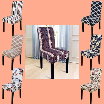 Printed Capa De Cadeira For Dining Restaurant Weddings Banquet Hotel Decor Chair Covering Soft Stretch Protector Slipcover
Printed Capa De Cadeira For Dining Restaurant Weddings Banquet Hotel Decor Chair Covering Soft Stretch Protector Slipcover