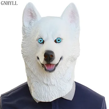 Halloween Siberian Husky Dog Latex Mask Novelty Costume Party Fancy Dress Animal Masks Lovely Animal Samoyed Dog Head Mask
Halloween Siberian Husky Dog Latex Mask Novelty Costume Party Fancy Dress Animal Masks Lovely Animal Samoyed Dog Head Mask