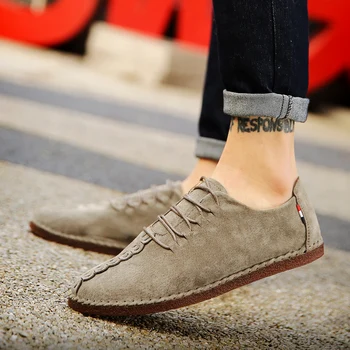 Loafers Men Shoes Casual Leather Flat Shoes outdoor Soft Male Moccasins Breathable Lace-up Driving Boat Shoes for men L5
Loafers Men Shoes Casual Leather Flat Shoes outdoor Soft Male Moccasins Breathable Lace-up Driving Boat Shoes for men L5