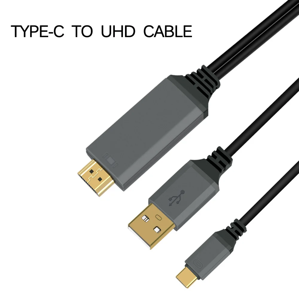 USB 3 1 Type-C в UHD кабель конвертер с Умной зарядкой питания для Macbook компьютера Huawei