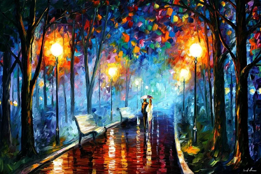 Canvas Painting A Couple Walking in Rain Abstract Art canvas poster print Room Wall Decor 20"x30
Canvas Painting A Couple Walking in Rain Abstract Art canvas poster print Room Wall Decor 20"x30