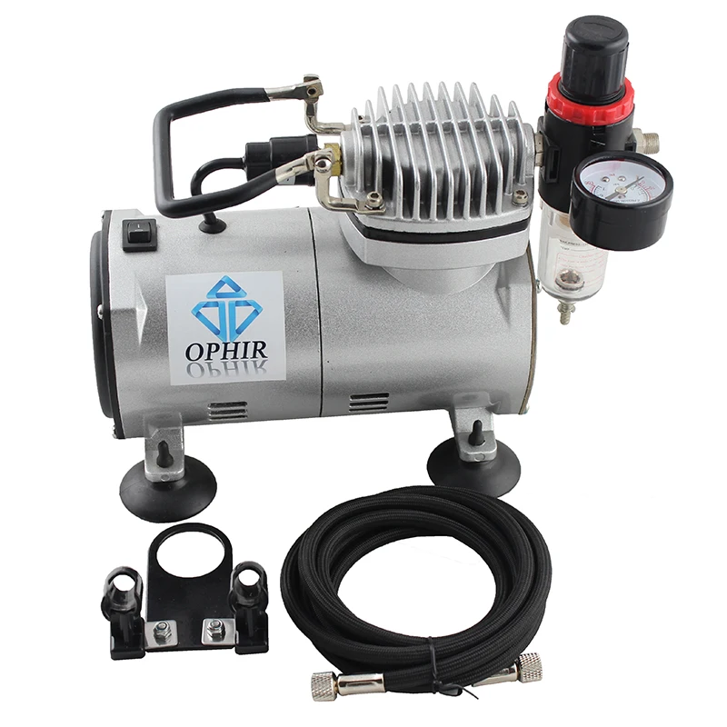 OPHIR Mini Air Compressor with Filter Holder Airbrush Air Compressor Set for Model Hobby Body Painting 110V/220V AC089
OPHIR Mini Air Compressor with Filter Holder Airbrush Air Compressor Set for Model Hobby Body Painting 110V/220V AC089