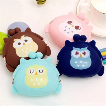 Coin purse women wallet coin child purse child purse cute cartoon owl silicone jelly Change Bag T619
Coin purse women wallet coin child purse child purse cute cartoon owl silicone jelly Change Bag T619