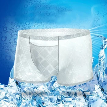 New 3 Pieces Men's Underwear Men's Boxers Ice Silk Summer Breathable Youth Thin Section Seamless Four-Corner Shorts Boxer Homme
New 3 Pieces Men's Underwear Men's Boxers Ice Silk Summer Breathable Youth Thin Section Seamless Four-Corner Shorts Boxer Homme