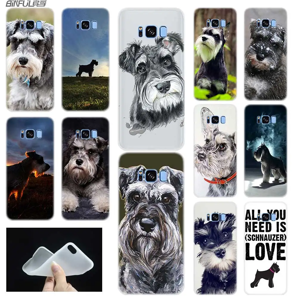 Case For Samsung S5 S6 S7 Edge Plus S8 S9 S10 E Plus Case Cover Soft Silicone 3D TPU Note 8 9 10 Pro Miniature Schnauzer dog art
Case For Samsung S5 S6 S7 Edge Plus S8 S9 S10 E Plus Case Cover Soft Silicone 3D TPU Note 8 9 10 Pro Miniature Schnauzer dog art