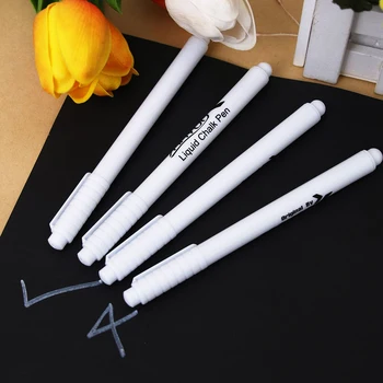 Popular White Liquid Chalk Pen 4mm Marker Pen For Blackboard Liquid Chalkboard Window Glass Office School Gift
Popular White Liquid Chalk Pen 4mm Marker Pen For Blackboard Liquid Chalkboard Window Glass Office School Gift