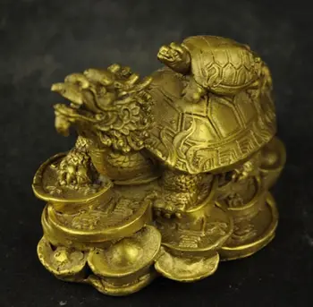 Healing Chinese Copper Carving Dragon Turtle send treasures Rare Statue luck Garden Decoration 100% real Brass Bronze
Healing Chinese Copper Carving Dragon Turtle send treasures Rare Statue luck Garden Decoration 100% real Brass Bronze