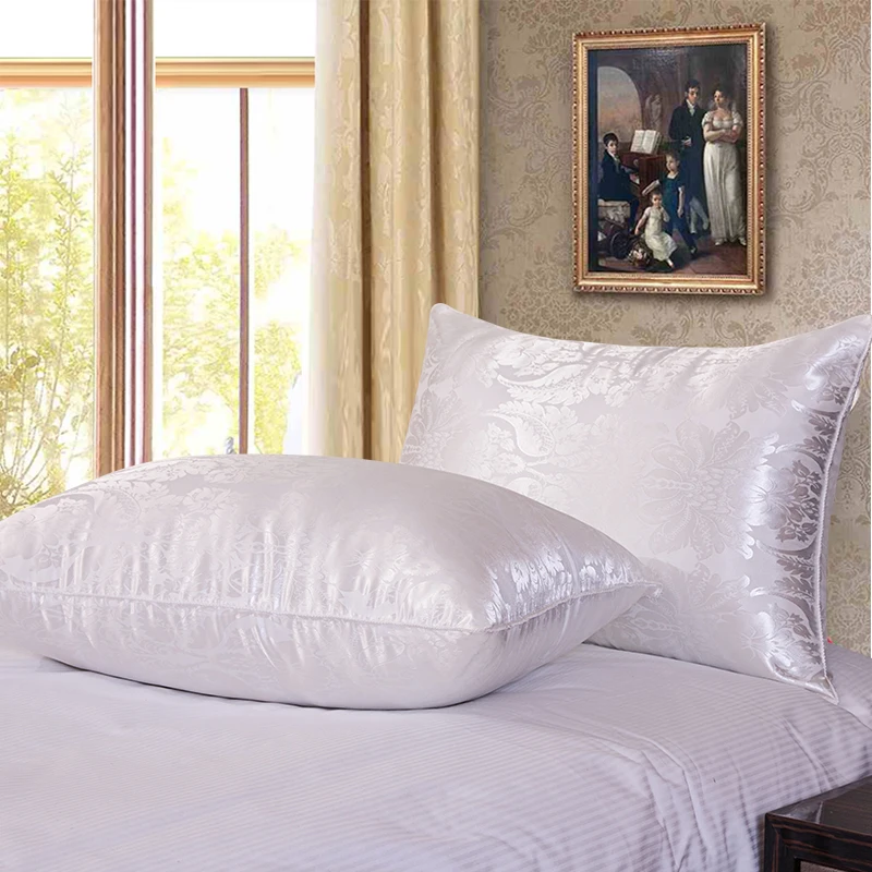 2PCS/lot подушка Mulberry Silk Pillow /Five-Star Hotel/ Feather Silk/Light Pillows/Zero Pressure pillow Neck Health For bedding
2PCS/lot подушка Mulberry Silk Pillow /Five-Star Hotel/ Feather Silk/Light Pillows/Zero Pressure pillow Neck Health For bedding