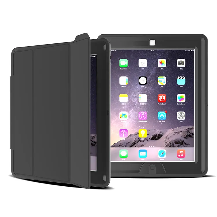 Case For apple ipad 4 Kids Safe Shockproof TPU Stand Cover for ipad 2/3/4 tablet 360 full protection 15
